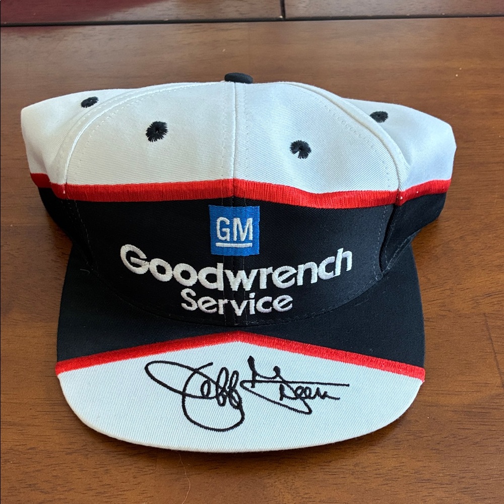 1996 CHASE RACEWEAR GOODWRENCH SERVICE GM #3 JEFF GREEN SNAP BACK HAT